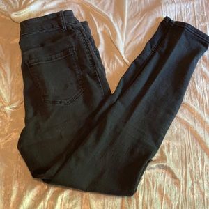 High Waisted Black Jeans